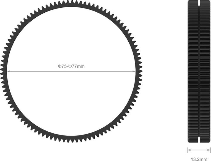 Produktbild SmallRig 75- 77 Seamless Focus Gear Ring 3294