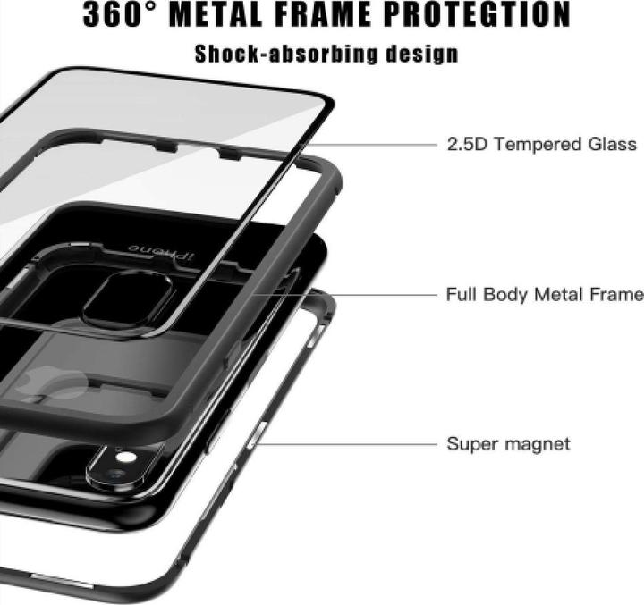 Produktbild G-Case Huawei Mate 20 Pro Aluminium Magnetic Glass Backcover Hülle