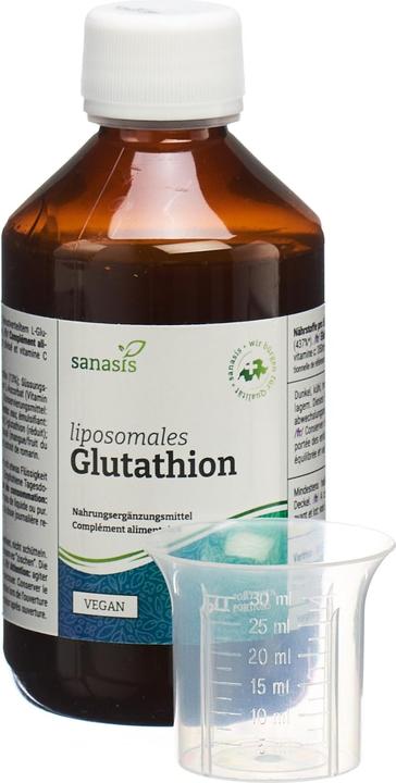 Actual product image Sanasis Glutathione liposomal Fl 250 ml (1 Piece, 331 g)