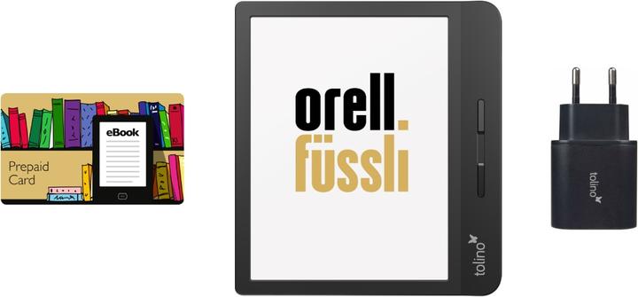 tolino vision 5 + CHF 50 eBook voucher Orell Füssli + USB charger