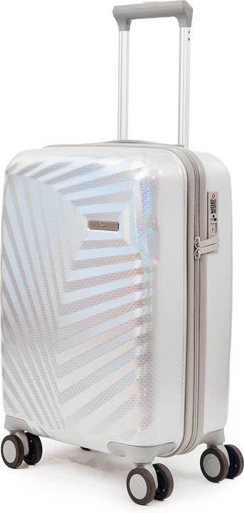 Actual product image Feru Palisade 55 cm suitcase, holographic silver