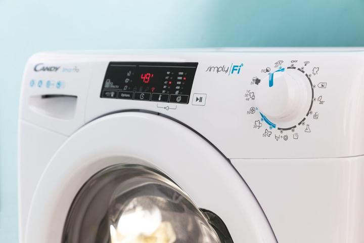Produktbild Candy Smart Pro CSO 1285TW4/1-S Frontlader-Waschmaschine 8 kg 1200 U/min B Weiss (8 kg, Links)