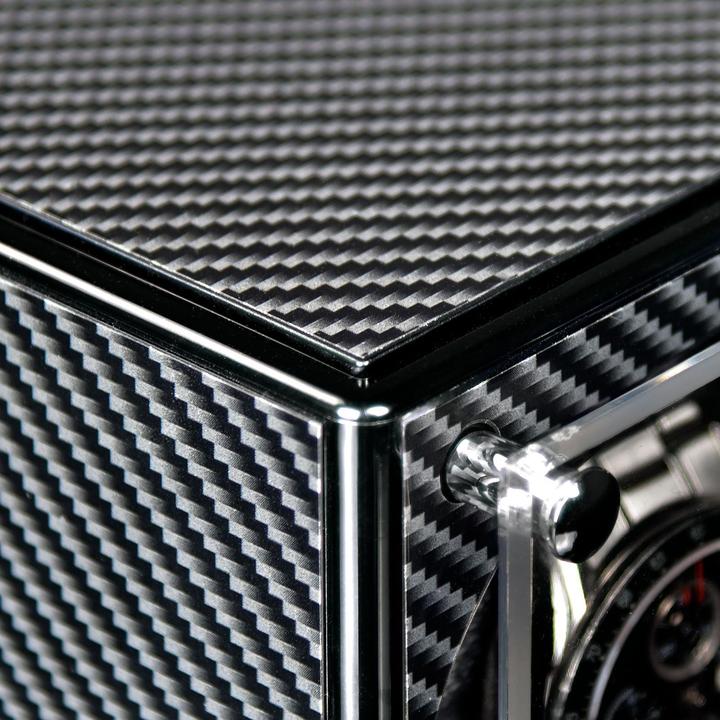 Produktbild Designhütte Uhrenbeweger Piccolo 2.0 (ohne Netzteil) - Carbon Lack