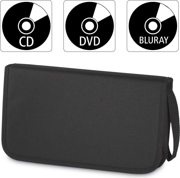 Actual product image Hama CD/DVD/Blu-ray Case 64, Black