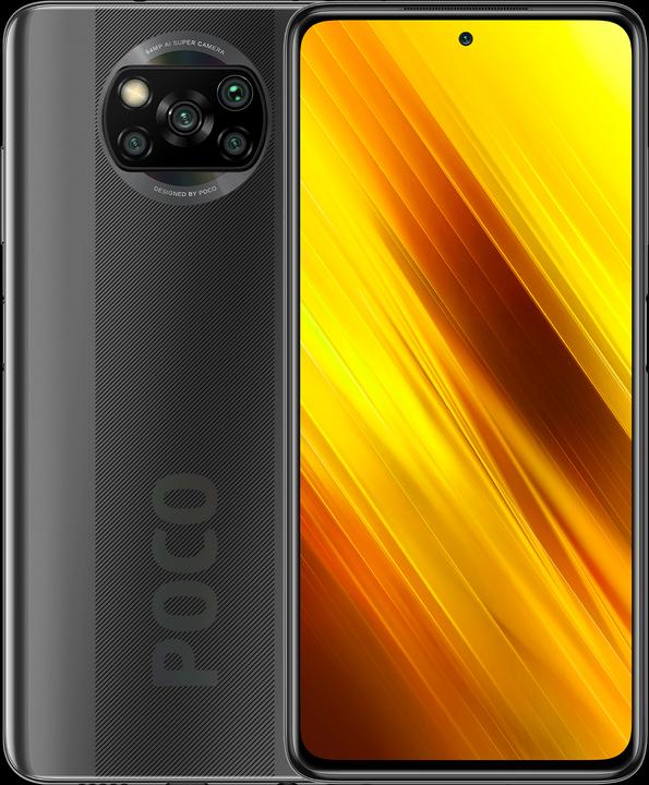 Xiaomi Poco X3 (64 GB, Shadow Gray, 6.67", Hybrid Dual SIM, 64 Mpx, 4G)