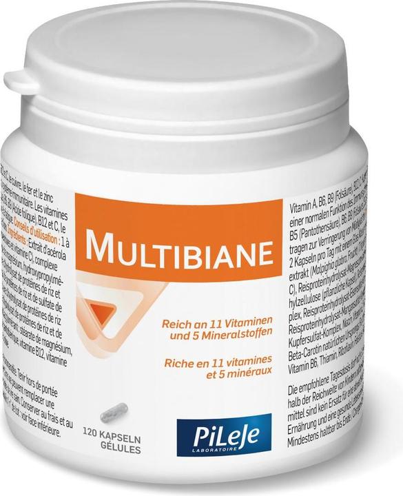 Actual product image PiLeJe MULTIBIANE Caps 120 Capsules (120 Piece, Capsules, 100 g)