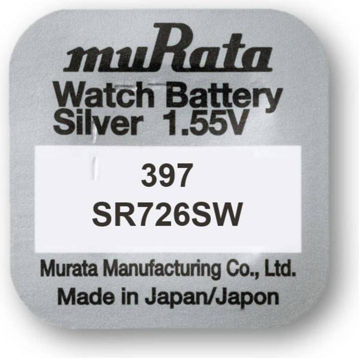 Image du produit Murata Pile bouton (10 pcs, V397, 35 mAh)