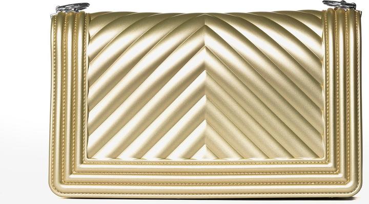 Marc Ellis Damen Schultertasche - Modell Evanthe Lux - 100% Gummi - 25.0 X 15.0 X 8.0 Cm