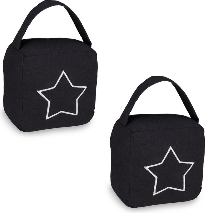 Actual product image Relaxdays 2x door stop (2 Piece, 13 x 8.5 x 13 cm)