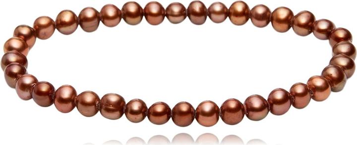 Actual product image Leyda Bracelet Bead Copper (19 cm, Perle)
