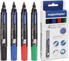 Actual product image Magnetoplan Board and flipchart markers (Yellow, 3 mm, 4 x)