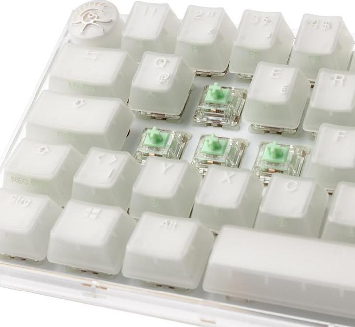 Produktbild Ducky One 3 Aura White SF Gaming Tastatur, RGB LED - Gateron Baby Kangaroo (DE, Kabelgebunden)