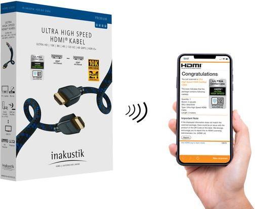 Produktbild Inakustik HDMI – HDMI (2 m, HDMI)