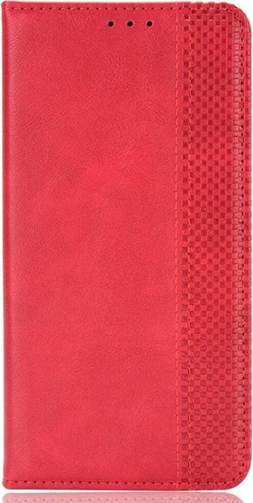 Produktbild Cover-Discount Honor Magic6 Pro - Vintage Flip Case Hülle rot (Honor Magic6 Pro)