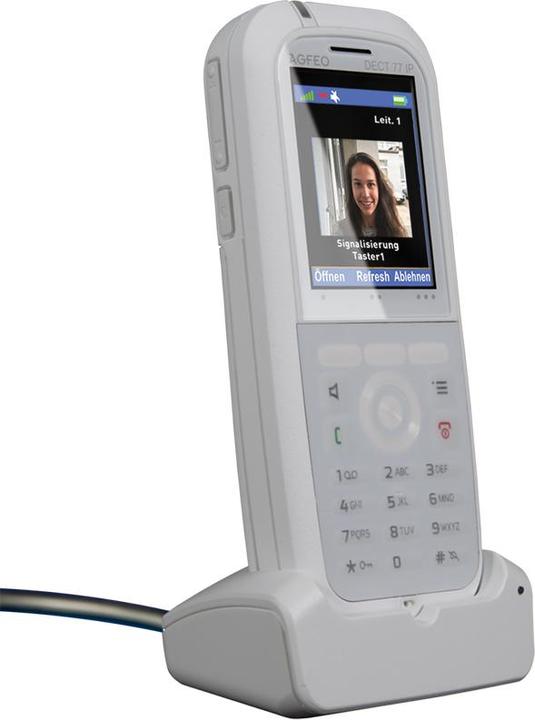 Image du produit Agfeo DECT 78 IP - Téléphone IP - Gris - Combiné sans fil - Bureau/Banc - IP65 - 249