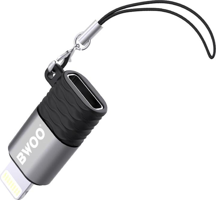 Actual product image Bwoo mini adapter BZ-37 USB-lightning (USB Type C, Lightning)