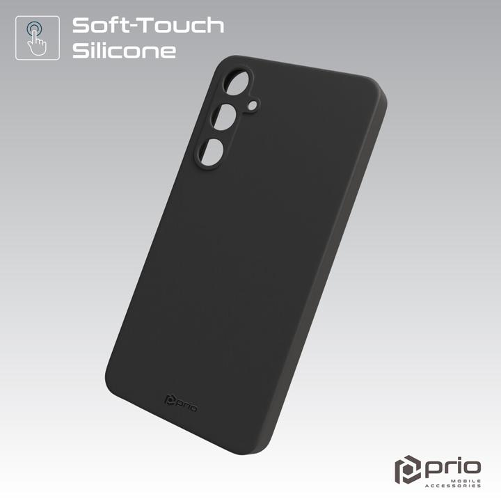 Produktbild prio Silikonschutzhülle für Samsung A34 schwarz (Samsung Galaxy A34 5G)