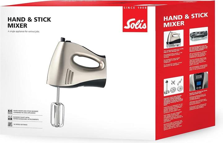 Immagine prodotto Solis Miscelatore a mano e a bastone (400 W)