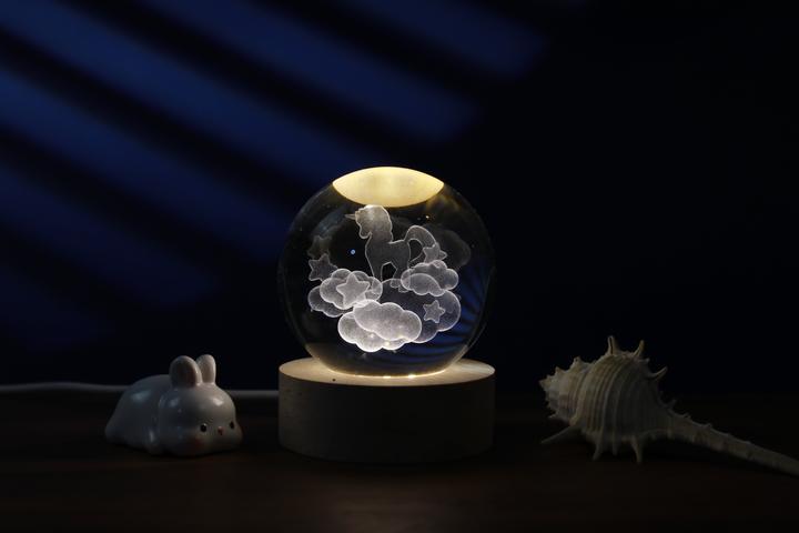 Total Juggling iTotal - Crystal Ball Lamp small - Licorne (XL2723)