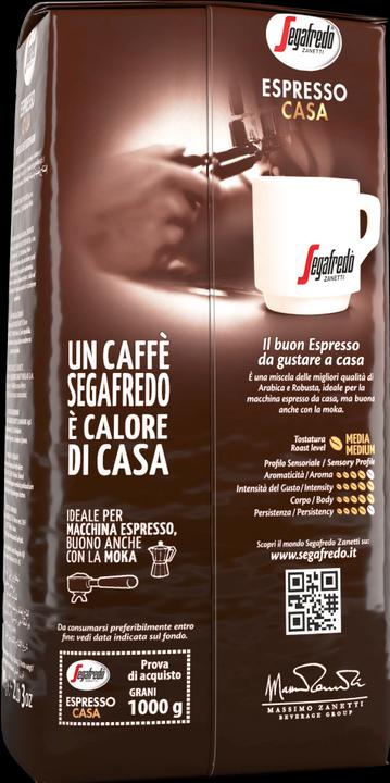 Image du produit Segafredo Casa de sélection (1000 g, Torréfaction moyenne)