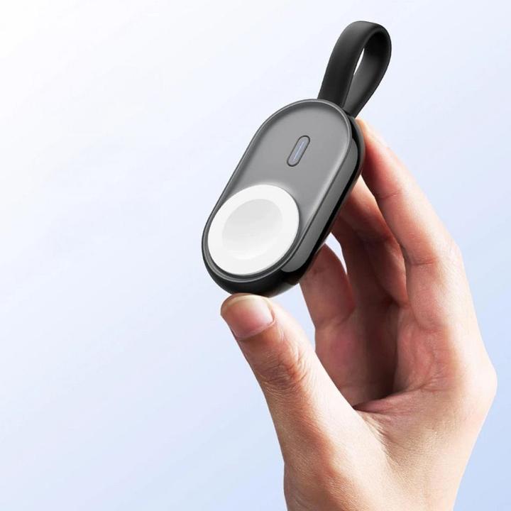 Actual product image Veger Power bank powerbank 1200 mAh for watch compatible with Apple Watch Pomme (W0102) black (1200 mAh, 2.50 W)