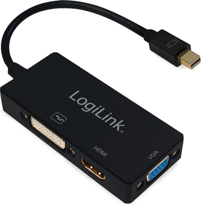 Actual product image LogiLink 4K Mini DisplayPort (DVI, HDMI, VGA, 8.70 cm)