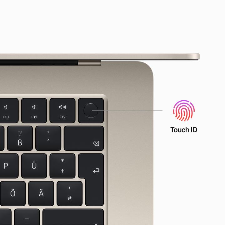 Immagine prodotto Apple MacBook Air – 2023 (15", M2, 8 GB, 256 GB, DE)