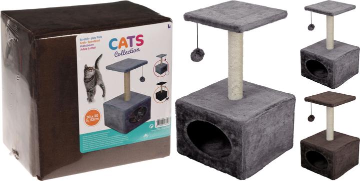 Image du produit Casativo Poteau griffoir pour chats en sisal et plastique (53 cm, Gris)