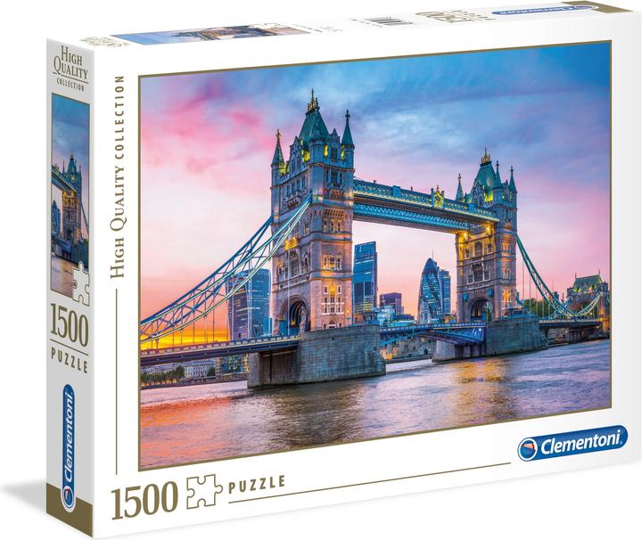 Actual product image Clementoni Puzzle Tower Bridge Sunset (1500 pieces)