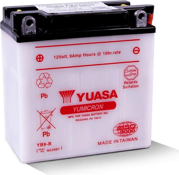 Image du produit Yuasa YB9-B (12 V, 9.50 Ah, 115 A)