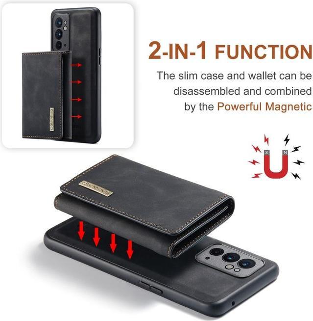 Actual product image Dg.Ming M1 Series Hardcase with Detachable Wallet (OnePlus 9RT 5G)