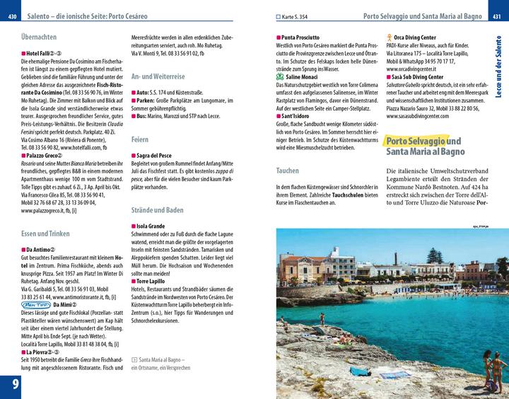 Immagine prodotto Reiseführer Apulien mit Gargano und Salento (Tedesco, Peter Amann, 2024)
