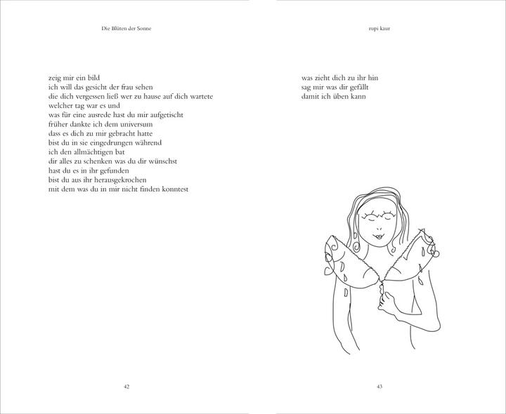 Actual product image Die Blüten der Sonne (German, Rupi Kaur, 2018)