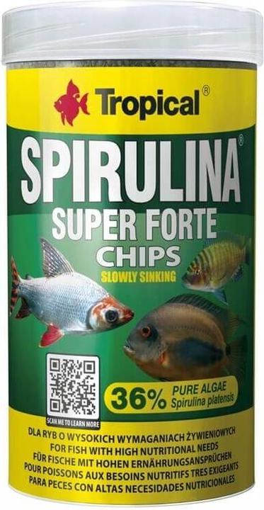 Actual product image Tropical Super Spirulina Forte Chips (1000 ml)