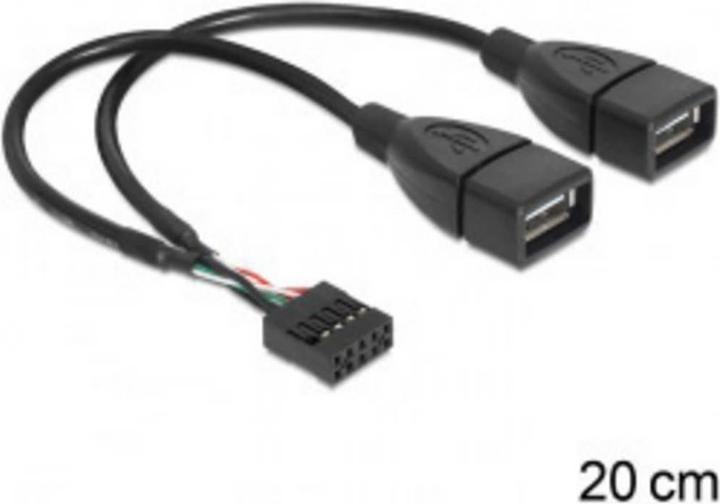 Delock USB A – 3pin (0.20 m)