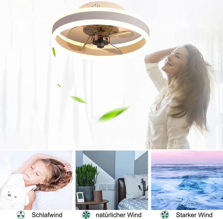 Actual product image Wildcat Ceiling Fan with Lighting 40cm White