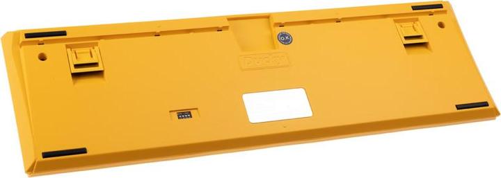 Actual product image Ducky One 3 Yellow Gaming Keyboard, RGB LED - MX-Clear (US) (US, Cable)