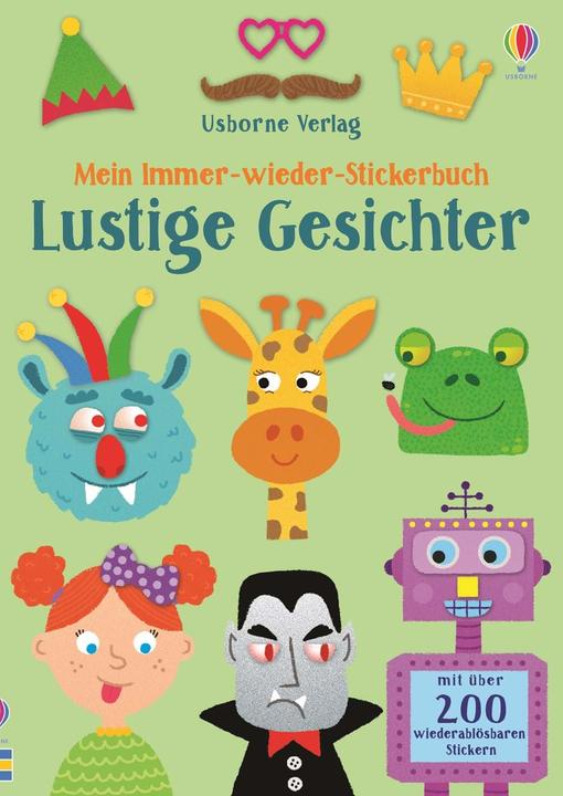 Image du produit Mon éternel livre d'autocollants : Visages amusants