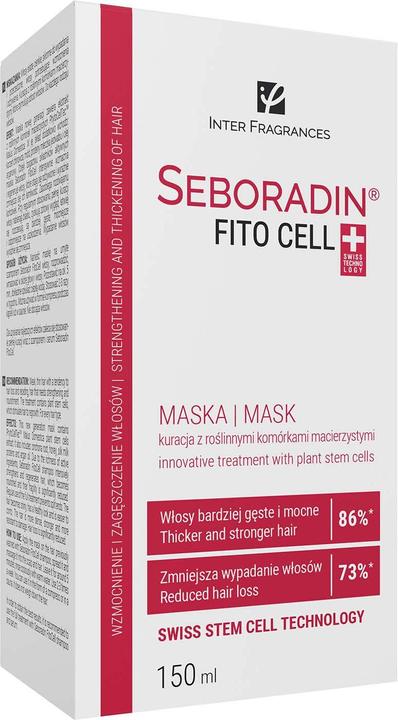 Produktbild Seboradin FITO CELL Haarmaske Conditioner für stärkeres Haar 150ml Haarausfall und Haarwuchs Swiss Techn