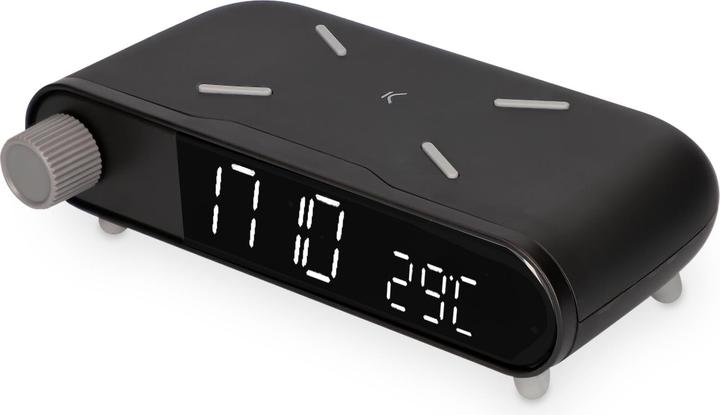 KSIX Alarm Clock Retro Wireless Charger