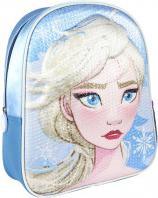 Disney Frozen II - Kinderrucksack 3D Pailletten, blau