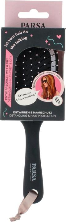 Parsa Beauty PARSA Entwirrbürste Wet & Dry, oval, schwarz Klein
