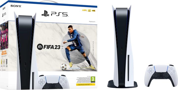Immagine prodotto Sony Playstation PS5 FIFA 23 Pacchetto825 GB, bianco