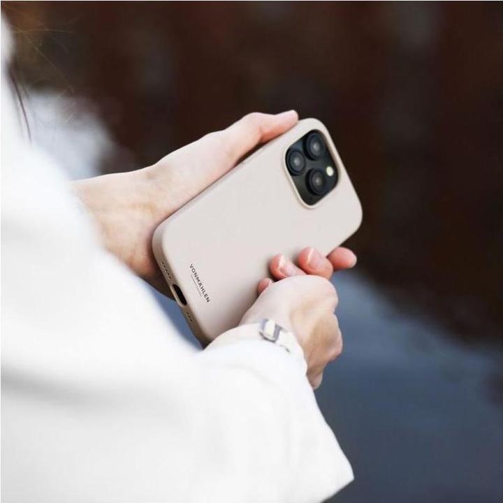 Image du produit Vonmählen Etui en silicone écologique pour iPhone 15 Pro Max - Crème (Apple iPhone 15 Pro Max)