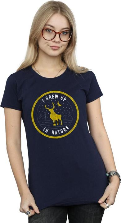 Actual product image Disney Womens/Ladies Frozen 2 Sven I Grew Up In Nature Cotton T-Shirt (XL)