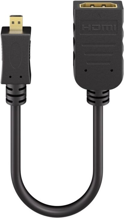 Produktbild Goobay Micro HDMI D – HDMI Buchse (0.15 m, HDMI)