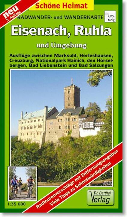 Immagine prodotto Mappa del dottor Barthel Eisenach, Ruhla e dintorni