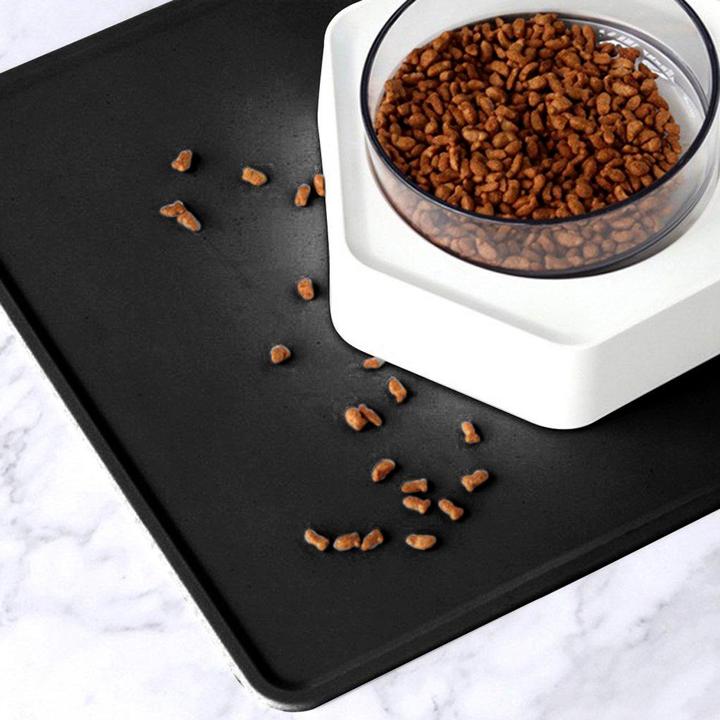 Produktbild JTI Futternapfmatte aus Silikon - Schwarz