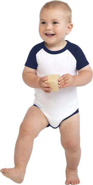 Larkwood Essential Bodysuit Baby Baseball kurzärmlig