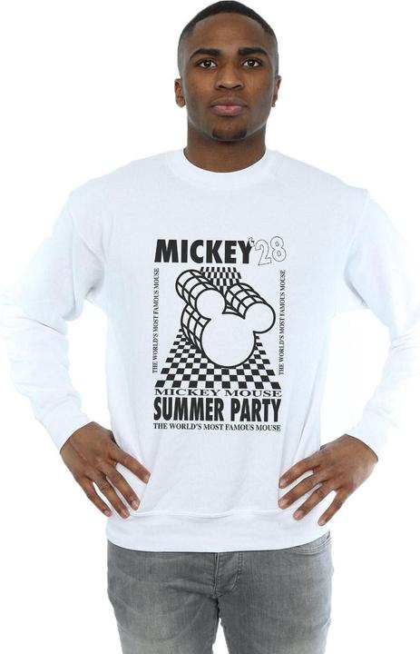 Actual product image Disney Mens Mickey Mouse Summer Party Sweatshirt (M)